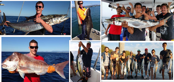 Half day Gold Coast fishing charter - only $90pp
